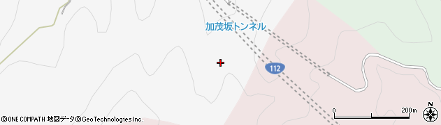 加茂坂トンネル周辺の地図
