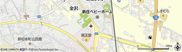山形県新庄市金沢2490周辺の地図