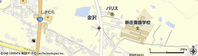 山形県新庄市金沢1968周辺の地図