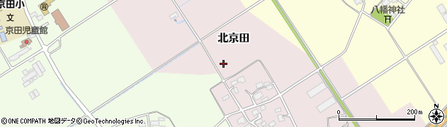 山形県鶴岡市北京田周辺の地図
