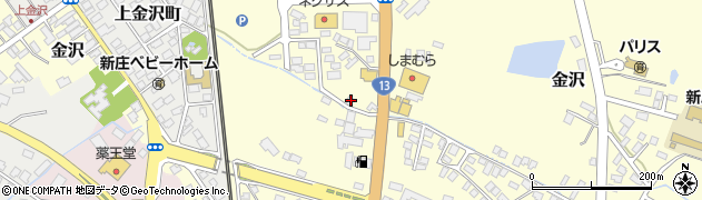 山形県新庄市金沢2144周辺の地図