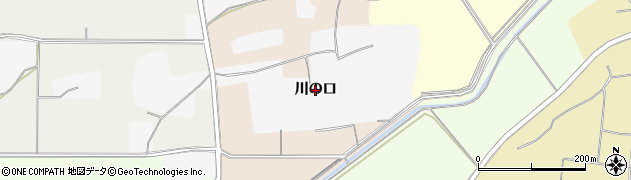 宮城県栗原市志波姫北郷（川の口）周辺の地図
