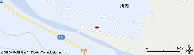 宮城県栗原市一迫真坂川内80周辺の地図