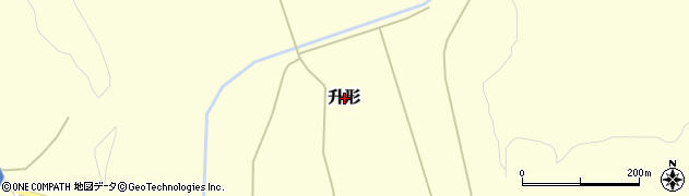 山形県新庄市升形周辺の地図