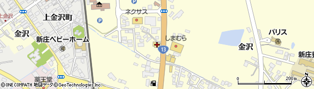 山形県新庄市金沢2007周辺の地図