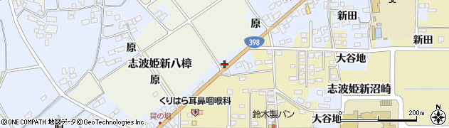 宮城県栗原市志波姫八樟貝の堀8周辺の地図