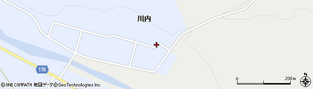 宮城県栗原市一迫真坂川内117周辺の地図