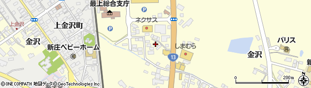 山形県新庄市金沢2009周辺の地図