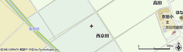 山形県鶴岡市西京田（島田）周辺の地図