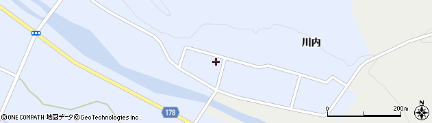 宮城県栗原市一迫真坂川内87周辺の地図