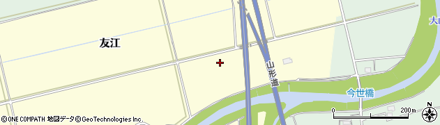 山形県鶴岡市友江（松倉）周辺の地図