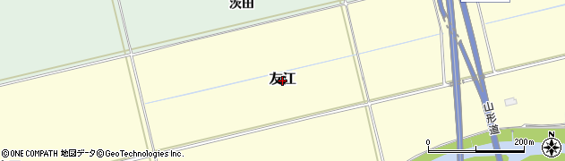 山形県鶴岡市友江周辺の地図