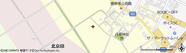 山形県鶴岡市覚岸寺周辺の地図