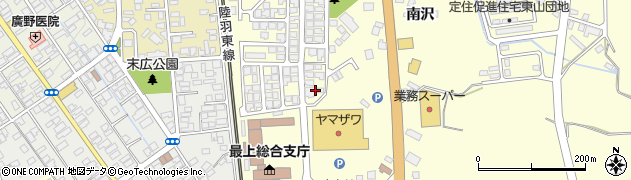 株式会社トスネット　新庄営業所周辺の地図