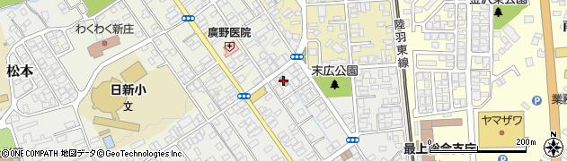 新庄金沢町郵便局 ＡＴＭ周辺の地図