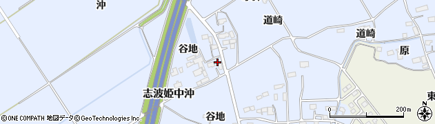 宮城県栗原市志波姫八樟谷地周辺の地図