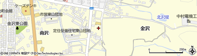 山形県新庄市金沢1616周辺の地図