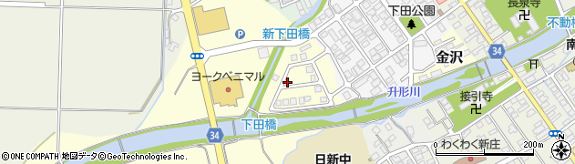 ユニバーサルホーム山形新庄店周辺の地図