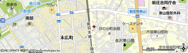 山形県新庄市金沢1570周辺の地図