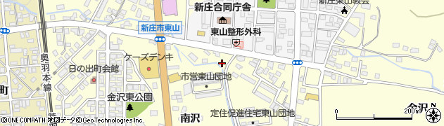 山形県新庄市金沢1597周辺の地図