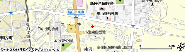 山形県新庄市金沢2882周辺の地図