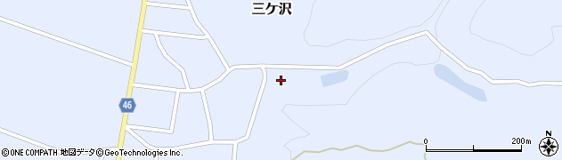 山形県東田川郡庄内町三ケ沢中里12周辺の地図