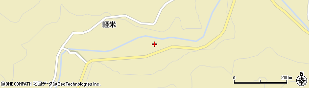 宮城県登米市東和町米川力畑21周辺の地図