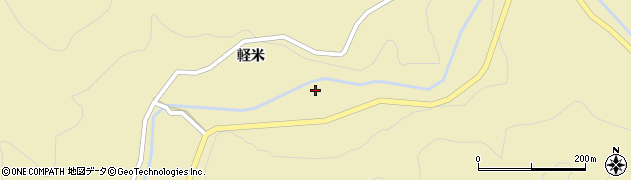 宮城県登米市東和町米川力畑10周辺の地図