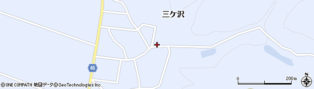 山形県東田川郡庄内町三ケ沢中里16周辺の地図