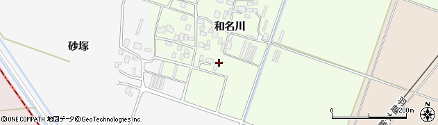 山形県鶴岡市和名川（南田）周辺の地図
