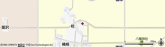 宮城県栗原市志波姫北郷桧11周辺の地図