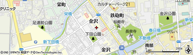山形県新庄市金沢2391周辺の地図