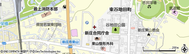 山形県新庄市東谷地田町周辺の地図