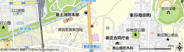 山形県新庄市金沢1287周辺の地図