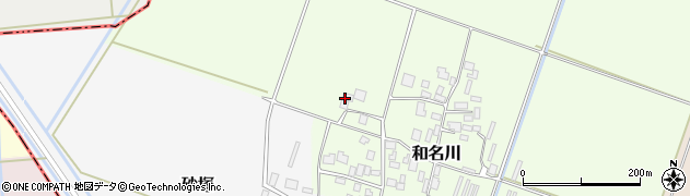 山形県鶴岡市和名川中谷地周辺の地図