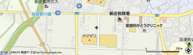 ダイソーヤマザワ新庄宮内店周辺の地図