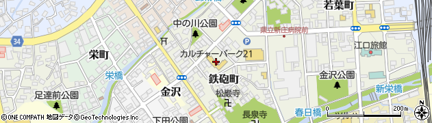山形県新庄市鉄砲町5周辺の地図