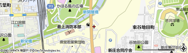 山形県新庄市金沢1285周辺の地図
