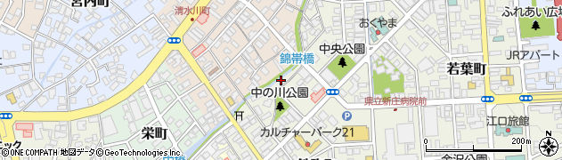 喜久長美容室本店周辺の地図
