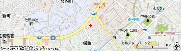 山形県新庄市栄町1周辺の地図