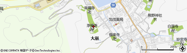 山形県鶴岡市加茂（大崩）周辺の地図