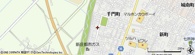 山形県新庄市横打町周辺の地図