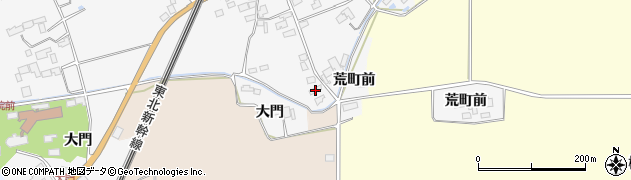 宮城県栗原市志波姫北郷竹の内2周辺の地図