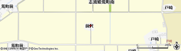 宮城県栗原市志波姫北郷前沢周辺の地図