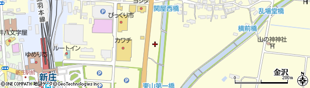山形県新庄市金沢9周辺の地図