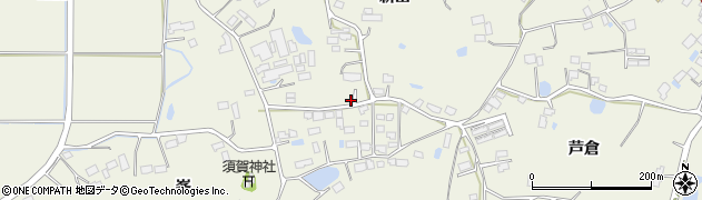 宮城県登米市石越町南郷（新田）周辺の地図
