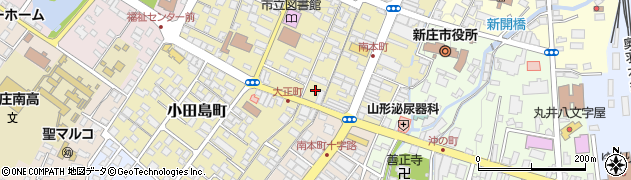 山形県新庄市小田島周辺の地図