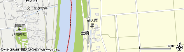 仙入院周辺の地図