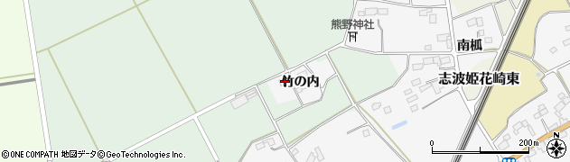 宮城県栗原市志波姫北郷竹の内162周辺の地図