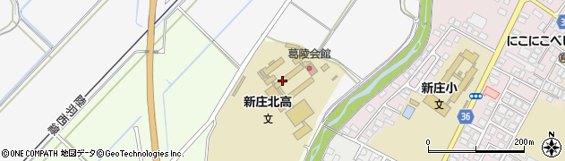 山形県立　新庄北高等学校同窓会事務局周辺の地図